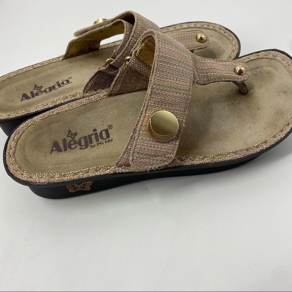 Alegria Carina naturally leather comfort sandals 39 - Picture 6 of 10
